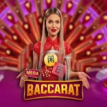 Mega Baccarat Spielgrafik